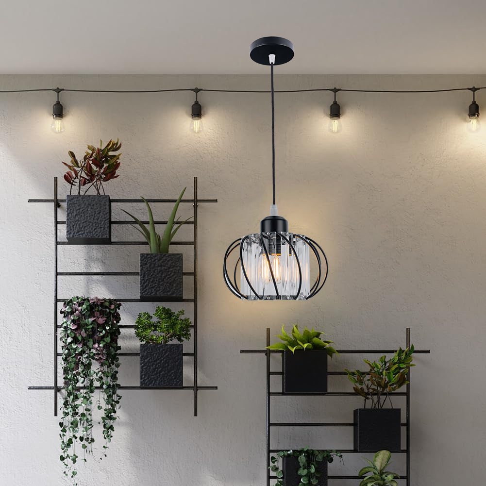 Roble Nordic Glass Pendant Light – Modern Hanging Fixture for Elegant Hallways