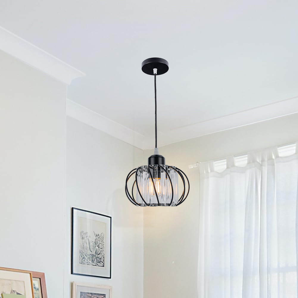 Roble Nordic Glass Pendant Light – Modern Hanging Fixture for Elegant Hallways