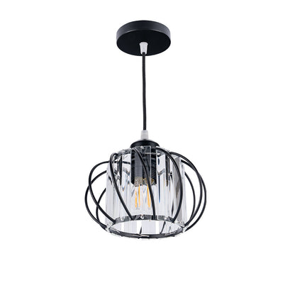 Roble Nordic Glass Pendant Light – Modern Hanging Fixture for Elegant Hallways