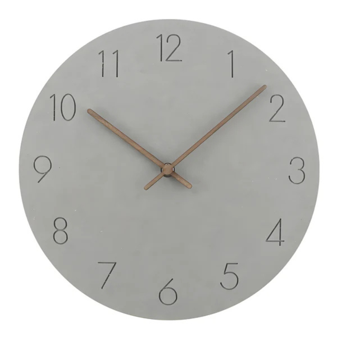 Velnaro Modern Wooden Wall Clock – Silent Minimalist Design for Contemporary Interiors