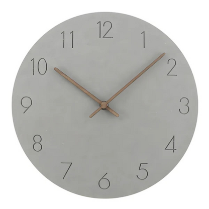 Velnaro Modern Wooden Wall Clock – Silent Minimalist Design for Contemporary Interiors