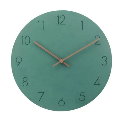Velnaro Modern Wooden Wall Clock – Silent Minimalist Design for Contemporary Interiors