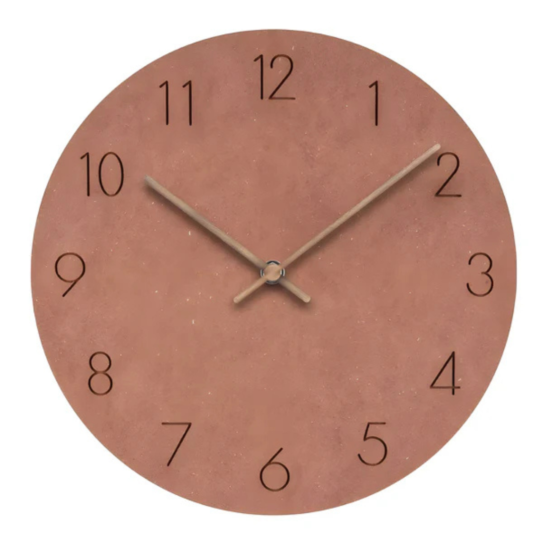Velnaro Modern Wooden Wall Clock – Silent Minimalist Design for Contemporary Interiors