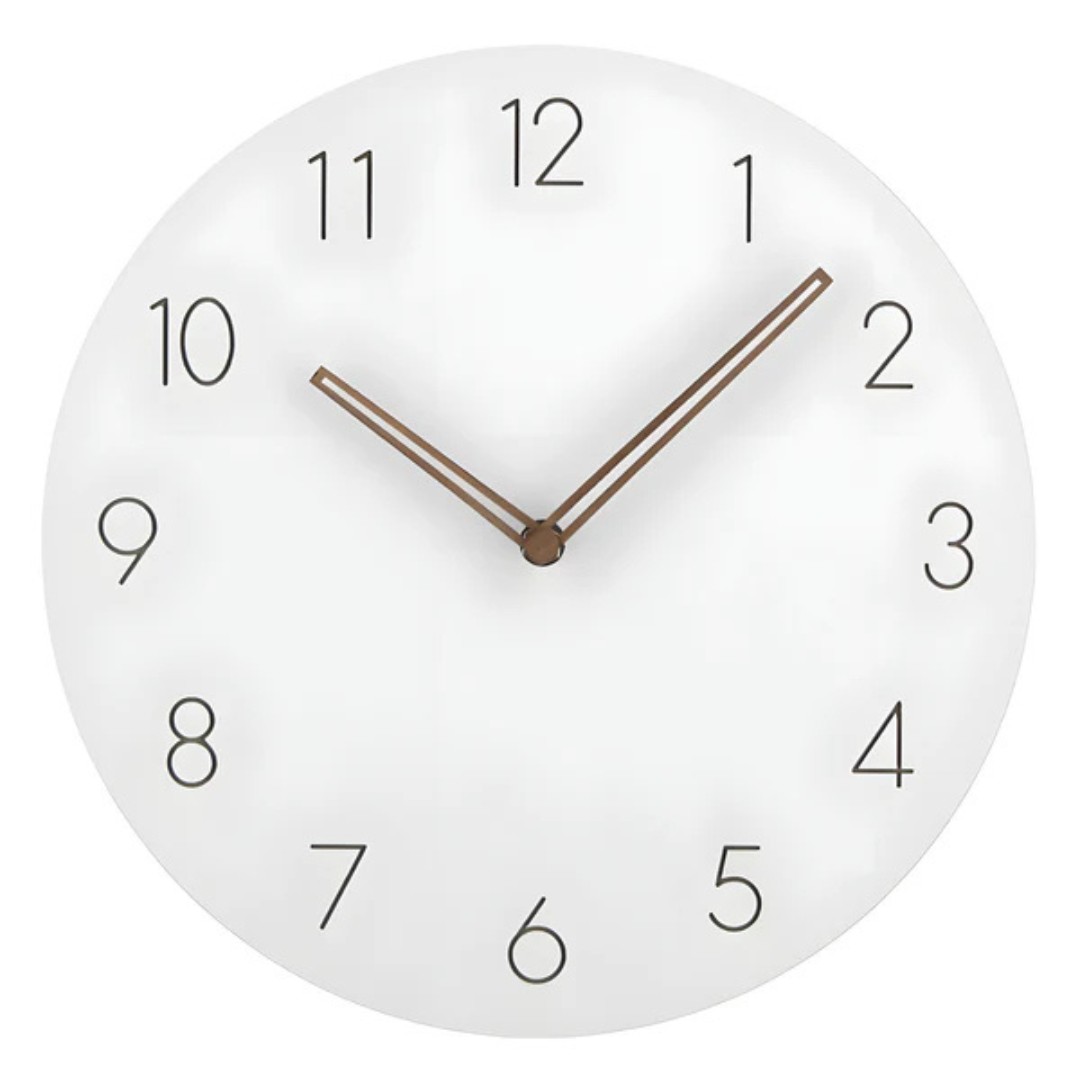 Velnaro Modern Wooden Wall Clock – Silent Minimalist Design for Contemporary Interiors