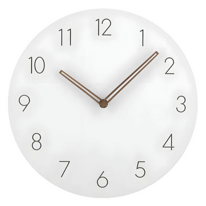 Velnaro Modern Wooden Wall Clock – Silent Minimalist Design for Contemporary Interiors