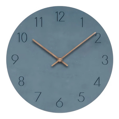 Velnaro Modern Wooden Wall Clock – Silent Minimalist Design for Contemporary Interiors