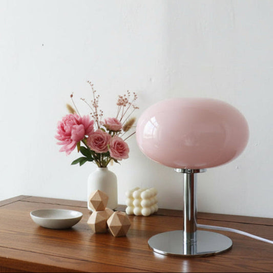Lumera Vintage Glass Table Lamp for Stylish Bedside or Desk Use