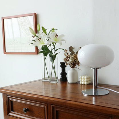 Lumera Vintage Glass Table Lamp for Stylish Bedside or Desk Use
