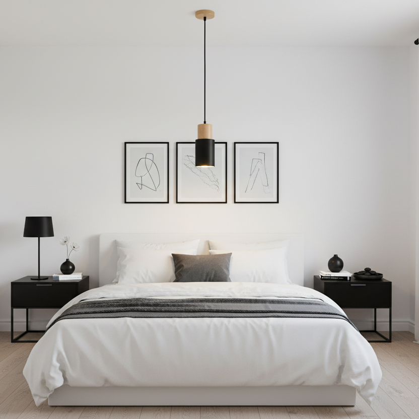 Arvelle Cylindrical Pendant Light – Modern Wood and Metal Design for Stylish Interiors