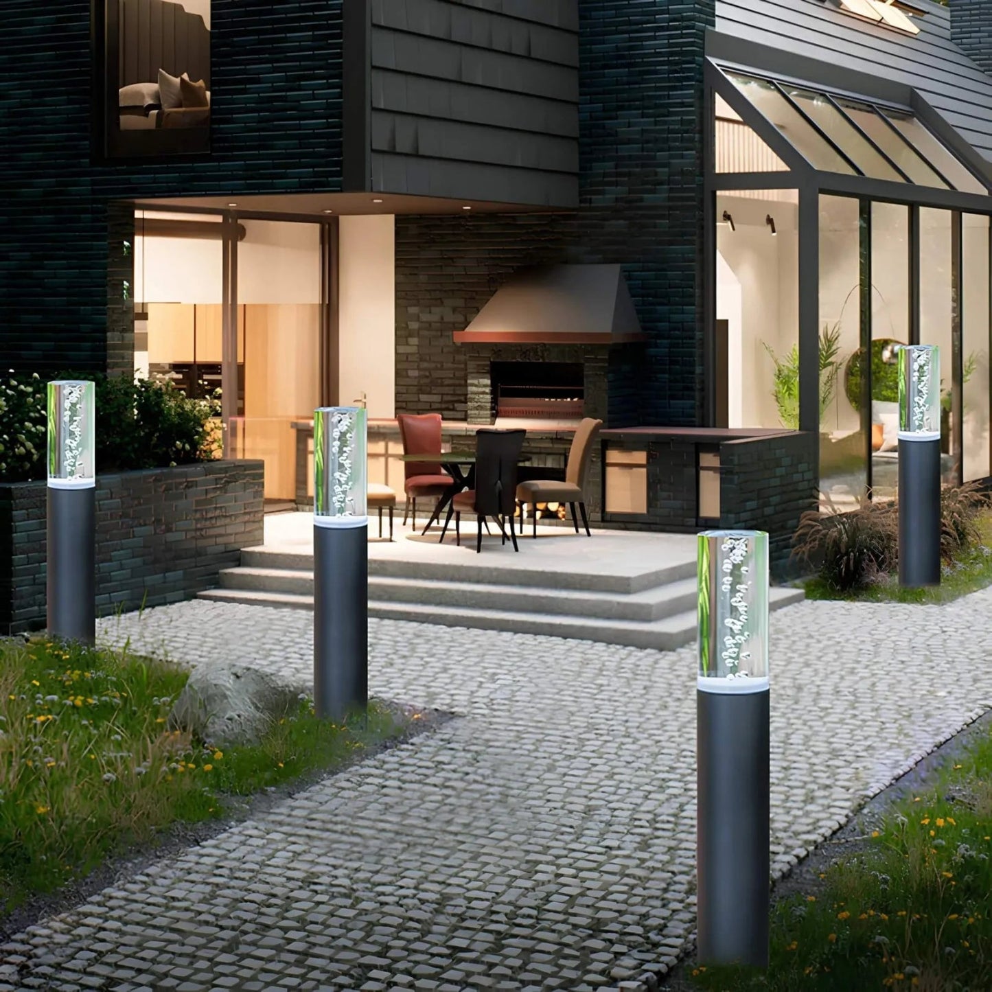 Evercrest Outdoor Pathway Light – Modern Garden Lighting for Safe Walkways