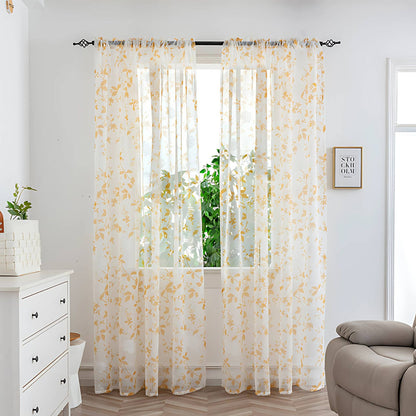 Calira Colourful Sheer Curtain for Soft Light Home Decor