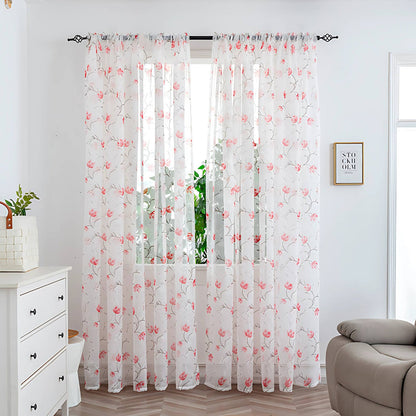 Calira Colourful Sheer Curtain for Soft Light Home Decor