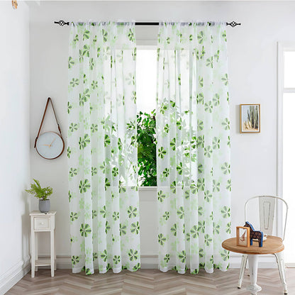 Calira Colourful Sheer Curtain for Soft Light Home Decor