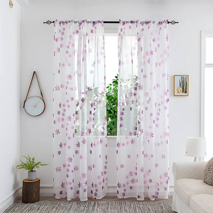 Calira Colourful Sheer Curtain for Soft Light Home Decor