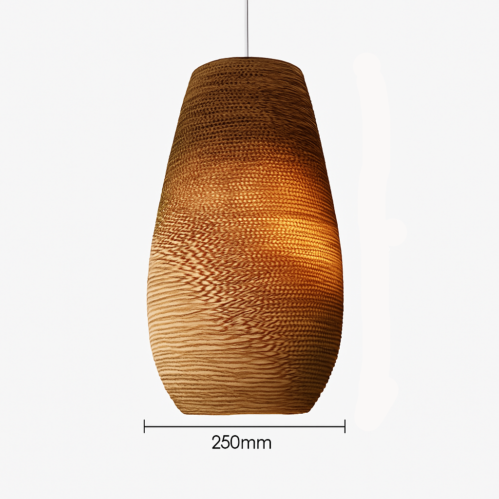 Sorevia Japandi Pendant Light – Minimalist Design for Warm Ambient Lighting