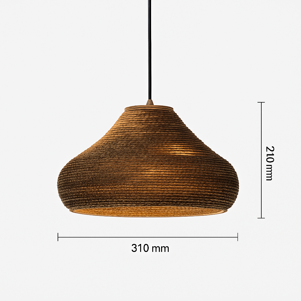 Sorevia Japandi Pendant Light – Minimalist Design for Warm Ambient Lighting