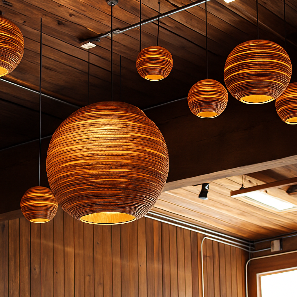 Sorevia Japandi Pendant Light – Minimalist Design for Warm Ambient Lighting