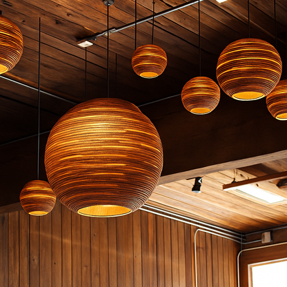 Sorevia Japandi Pendant Light – Minimalist Design for Warm Ambient Lighting
