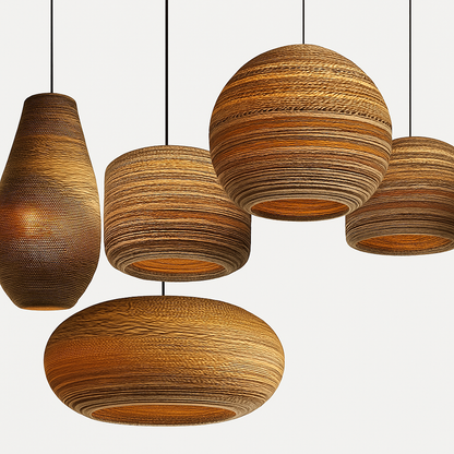 Sorevia Japandi Pendant Light – Minimalist Design for Warm Ambient Lighting