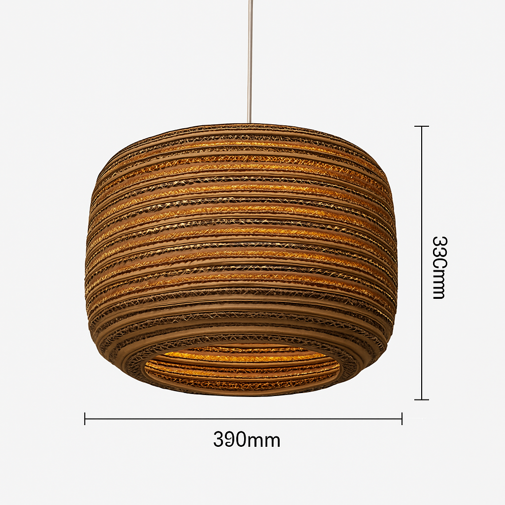 Sorevia Japandi Pendant Light – Minimalist Design for Warm Ambient Lighting
