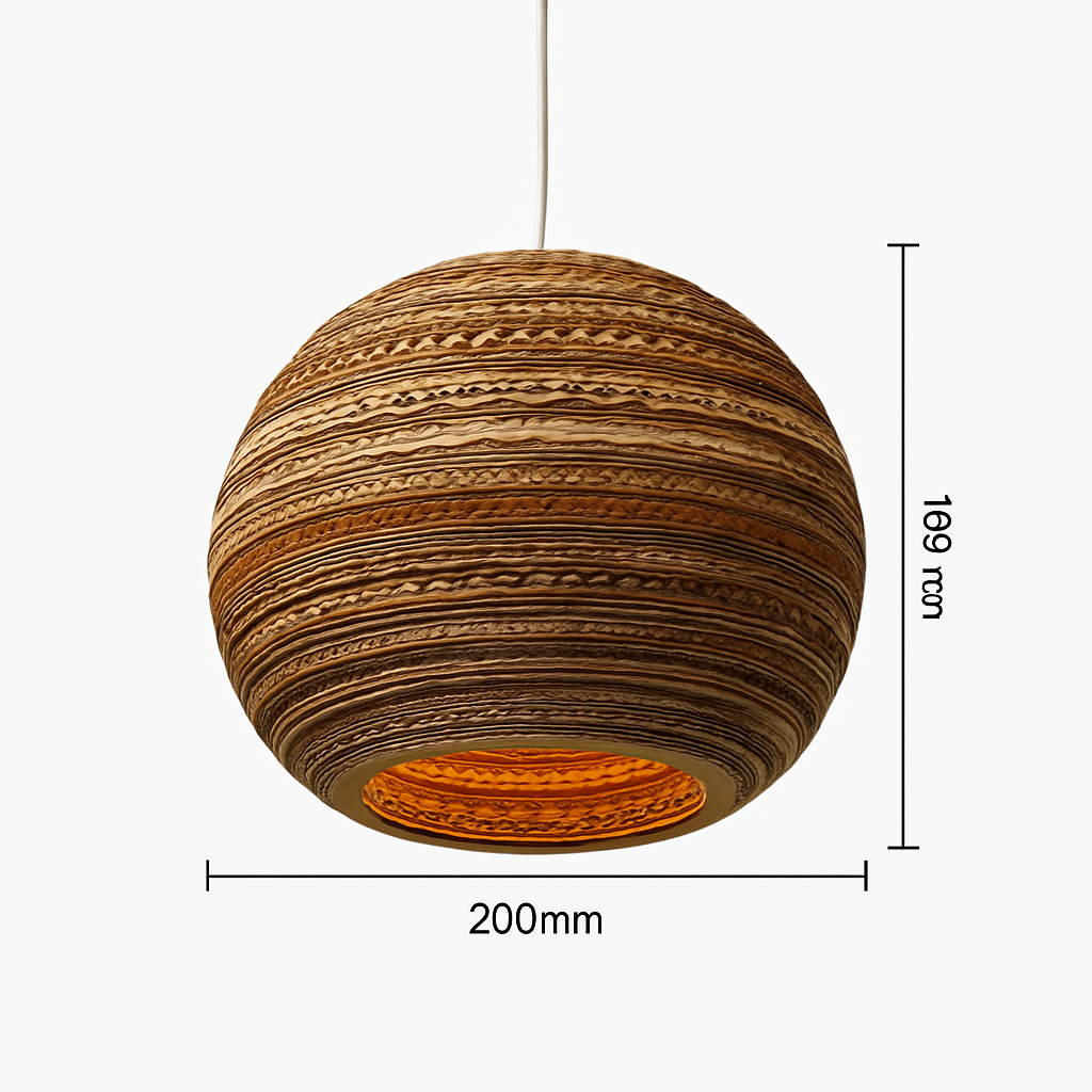 Sorevia Japandi Pendant Light – Minimalist Design for Warm Ambient Lighting