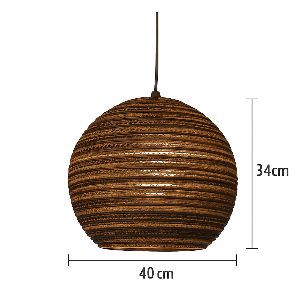Sorevia Japandi Pendant Light – Minimalist Design for Warm Ambient Lighting