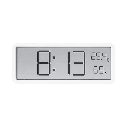 Velaro Modern Digital Wall Clock with LED Temperature Display