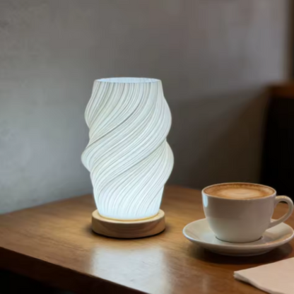 Wavecrest Table Lamp - Contemporary Bedside Lighting