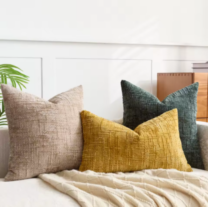 Chenille Cushion Cover - Decorative Home Accent 40-50 cm