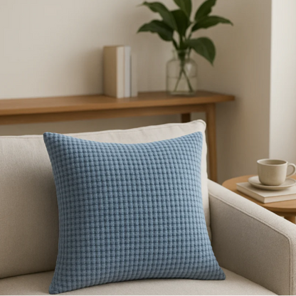 Kalisse Large Brown Cushion Cover – Textured Polyester for Stylish Home Decor