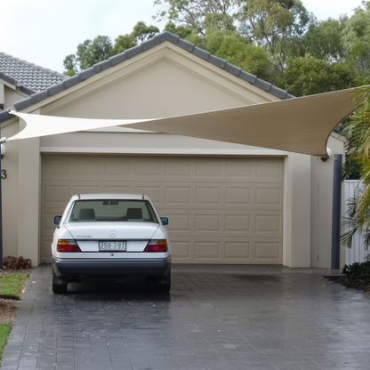 Teron Rectangle Outdoor Waterproof Shade Sail – Durable UV Protection for Patios and Gardens