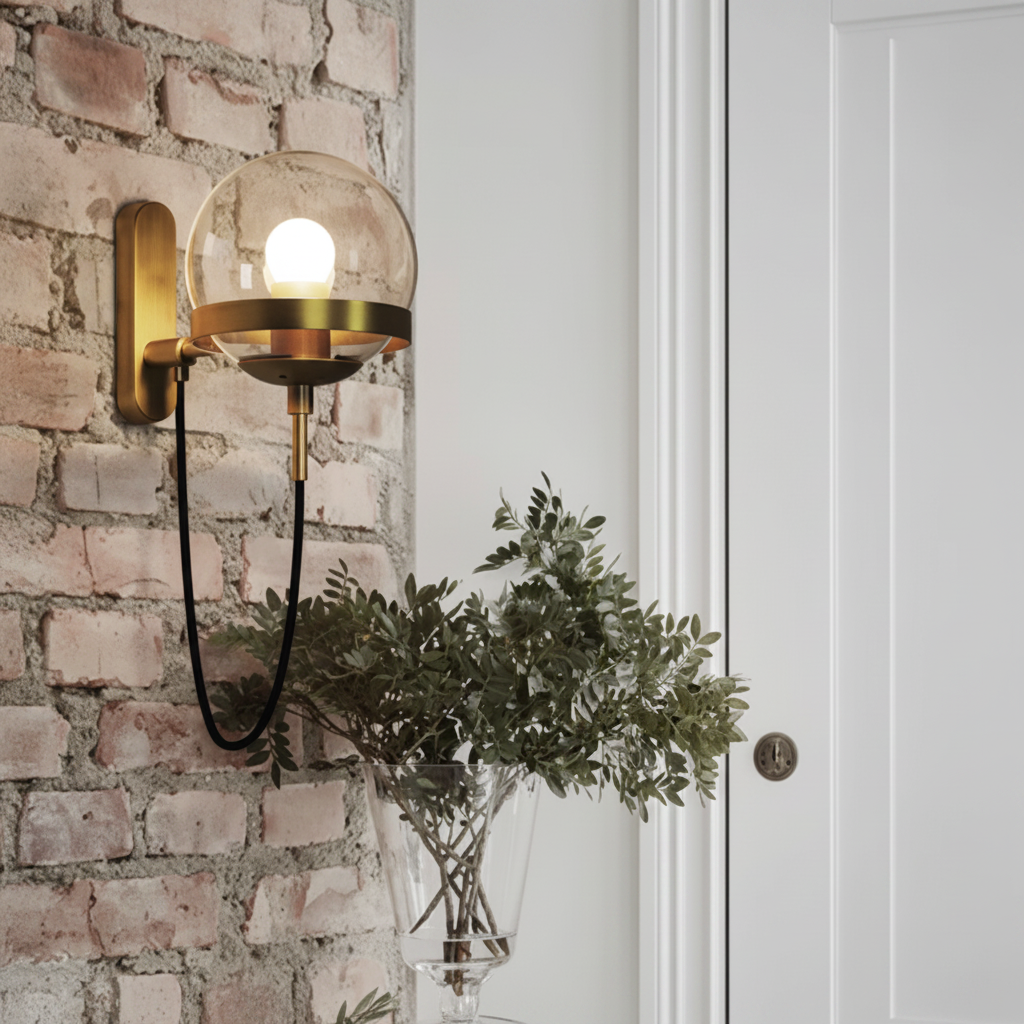Velo Modern LED Wall Light – Elegant Glass Sconce for Stylish Home Ambiance
