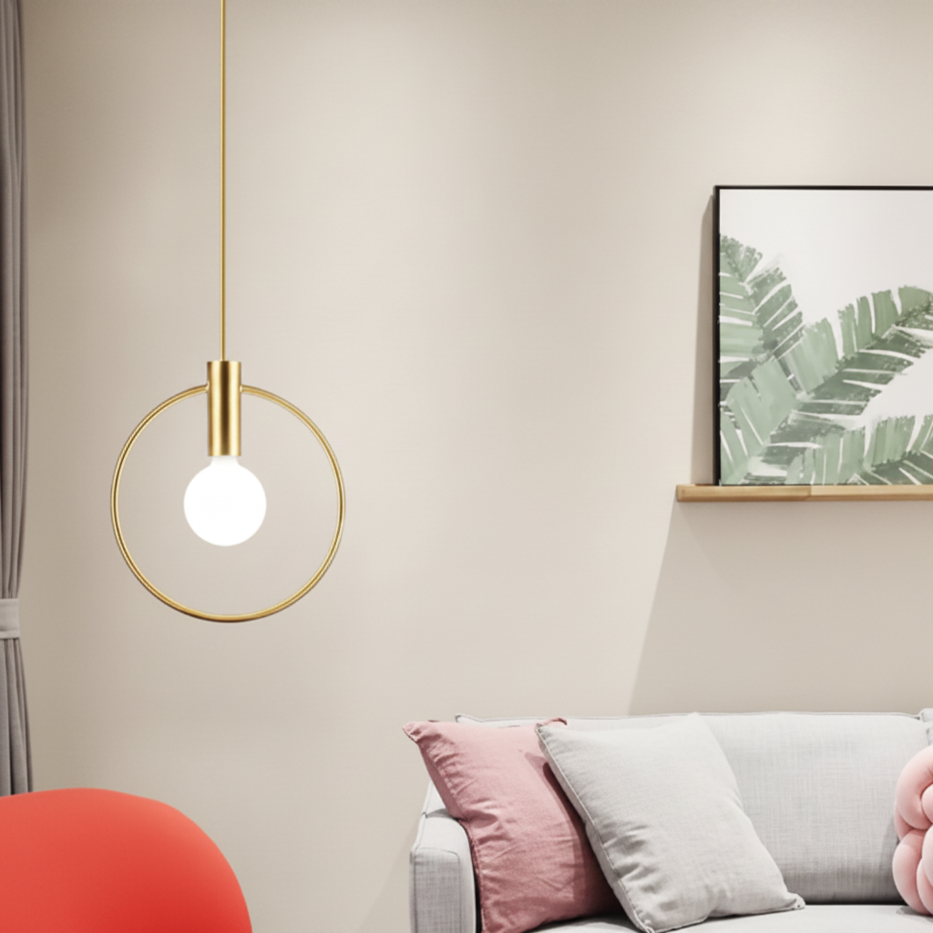 Oria Modern Pendant Light – Elegant Metal Design for Kitchen Lighting