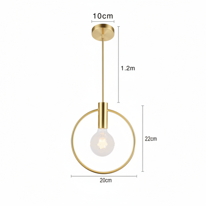 Oria Modern Pendant Light – Elegant Metal Design for Kitchen Lighting