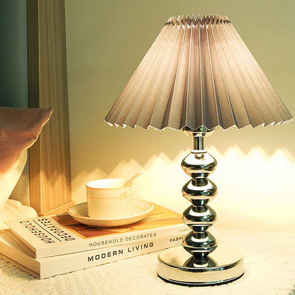 Minimalist Nightstand Lamp with Adjustable Three-Color Brightness Settings
