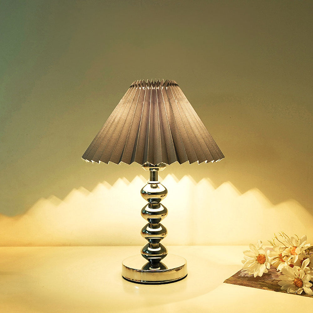 Minimalist Nightstand Lamp with Adjustable Three-Color Brightness Settings