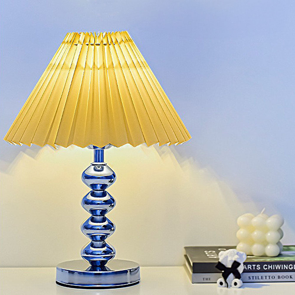 Minimalist Nightstand Lamp with Adjustable Three-Color Brightness Settings
