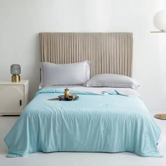 AuraPastel Summer Cooling Blanket – Lightweight Breathable Comfort for Hot Nights