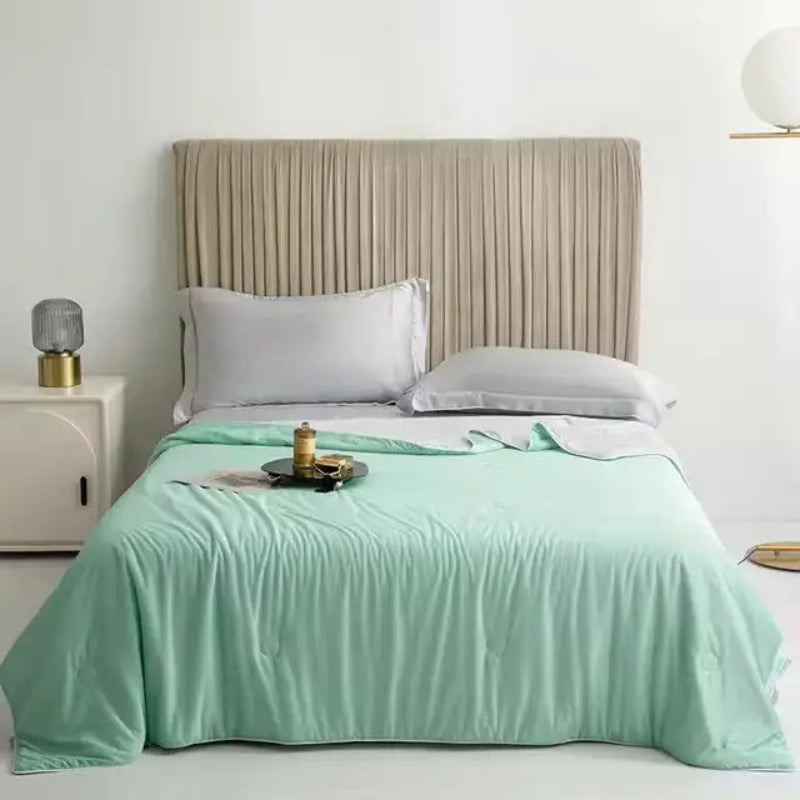 AuraPastel Summer Cooling Blanket – Lightweight Breathable Comfort for Hot Nights