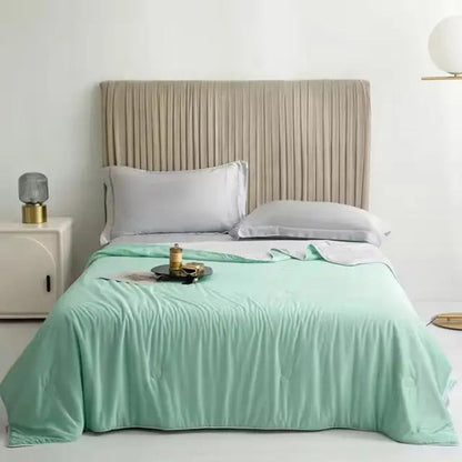 AuraPastel Summer Cooling Blanket – Lightweight Breathable Comfort for Hot Nights