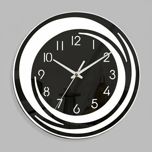 Veloura Modern Wall Clock – Silent Minimalist Design for Contemporary Living Spaces