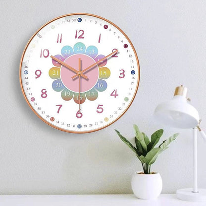 Arvello Learning Clock – Educational Colourful Time Teaching Tool for Kids Rooms