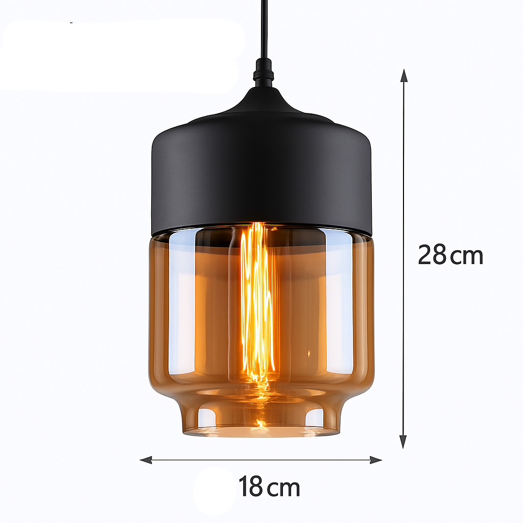 Elyvian Modern Glass Pendant Light – Elegant Kitchen and Dining Fixture
