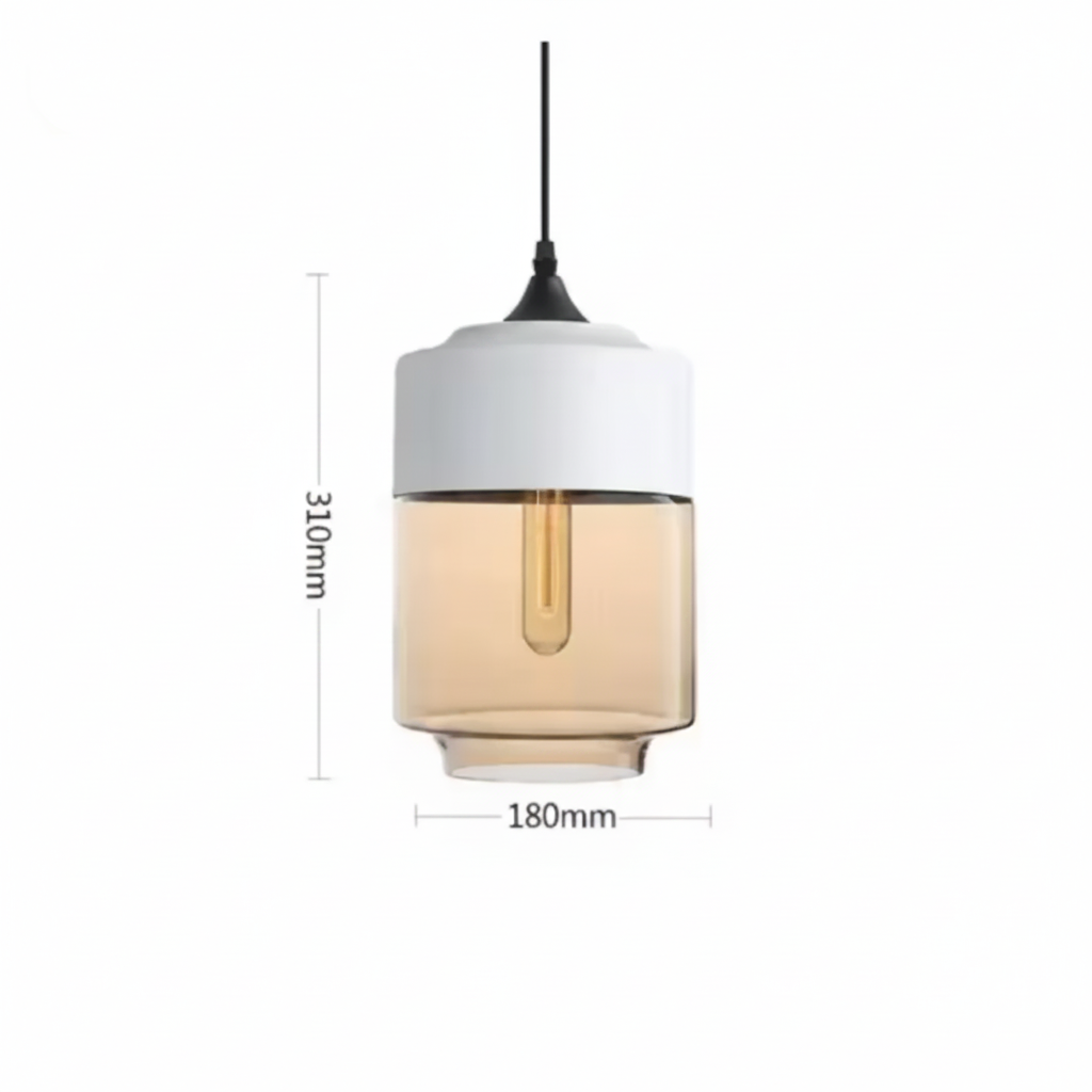 Elyvian Modern Glass Pendant Light – Elegant Kitchen and Dining Fixture