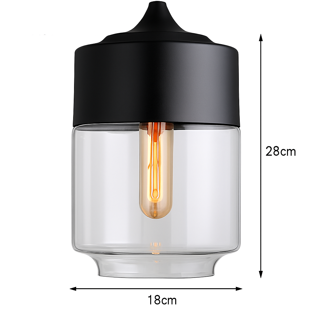 Elyvian Modern Glass Pendant Light – Elegant Kitchen and Dining Fixture