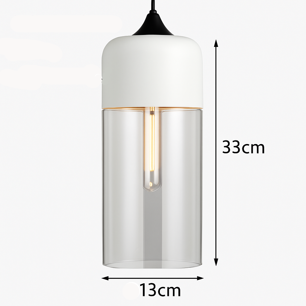 Elyvian Modern Glass Pendant Light – Elegant Kitchen and Dining Fixture