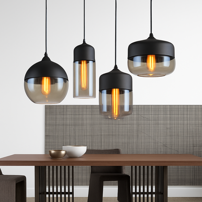 Elyvian Modern Glass Pendant Light – Elegant Kitchen and Dining Fixture