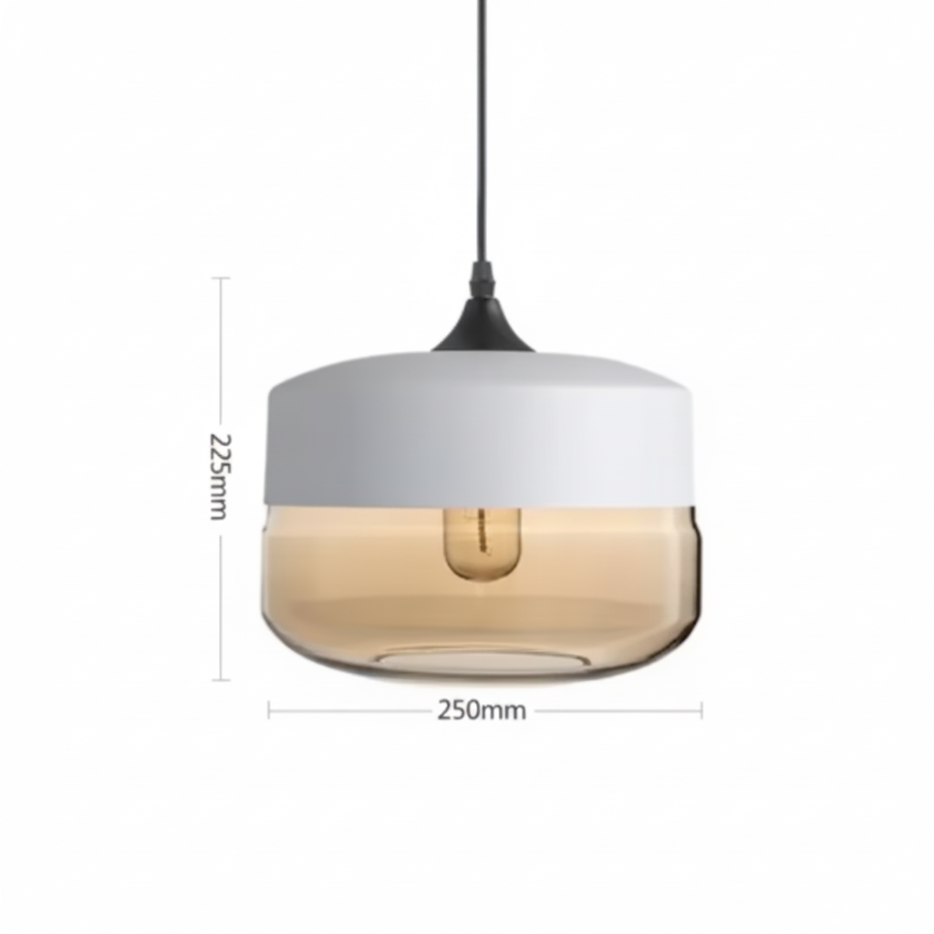 Elyvian Modern Glass Pendant Light – Elegant Kitchen and Dining Fixture