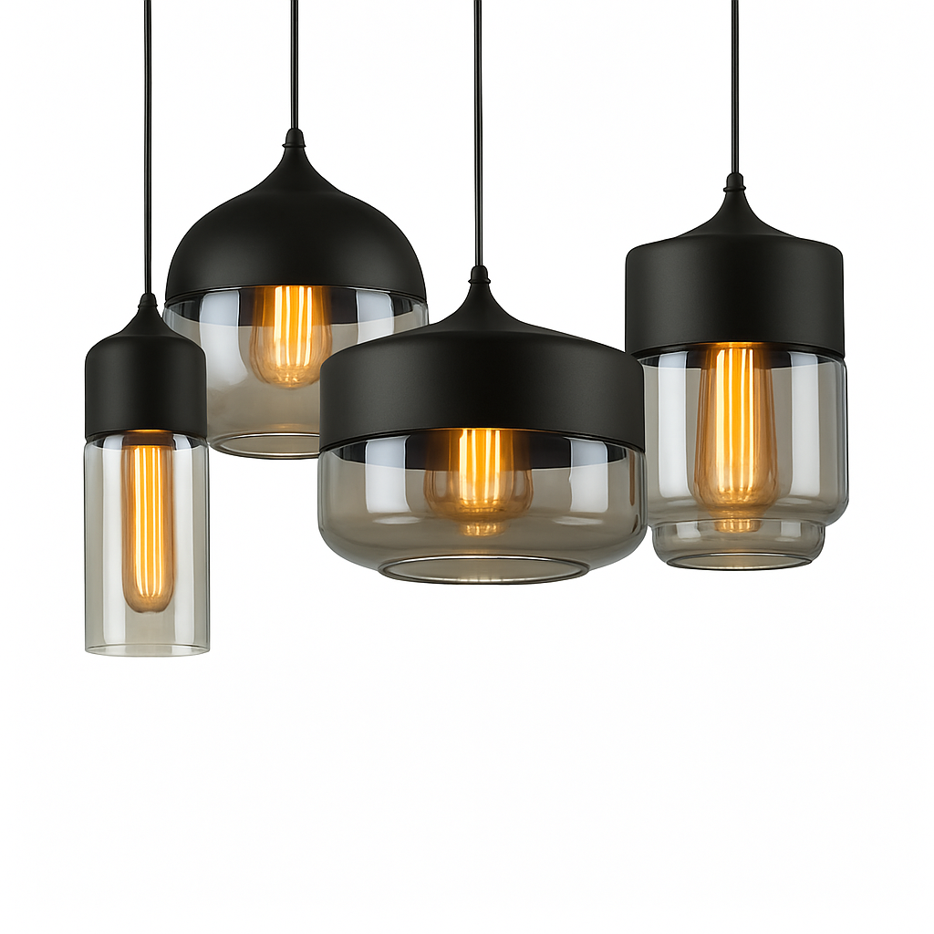 Elyvian Modern Glass Pendant Light – Elegant Kitchen and Dining Fixture