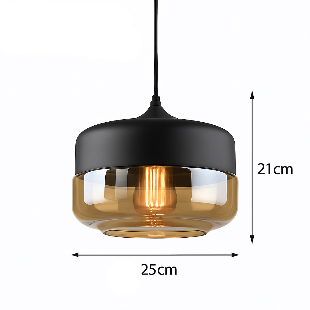 Elyvian Modern Glass Pendant Light – Elegant Kitchen and Dining Fixture